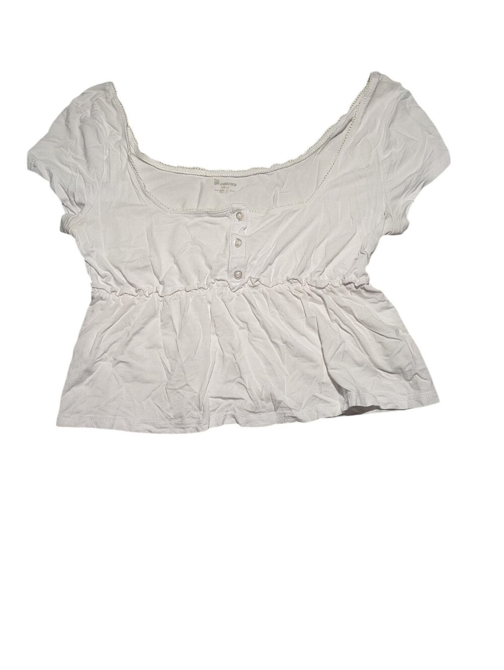 🌞 3/$15 No Boundaries Cropped Babydoll Top Small